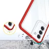 Samsung Galaxy S23 Plus Clear 3 az 1-ben szilikon tok kerettel piros-9145576272688 5 kép