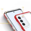 Samsung Galaxy S23 Plus Clear 3 az 1-ben szilikon tok kerettel piros-9145576272688 6 kép
