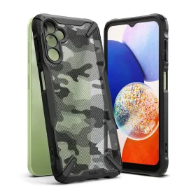 Samsung Galaxy A14 4G/5G Ringke Fusion X tok terepmintás fekete-8809919303606 3 kép