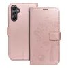 Samsung Galaxy A34 5G Forcell MEZZO fa mintás fliptok rózsa arany-5903396197505 4 kép