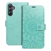 Samsung Galaxy A34 5G Forcell MEZZO mandala mintás fliptok zöld-5903396197512 4 kép