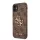 iPhone 11 Guess PU 4G Metal Logo tok barna (GUHCN614GMGBR)