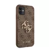 iPhone 11 Guess PU 4G Metal Logo tok barna (GUHCN614GMGBR)-3666339006631 3 kép