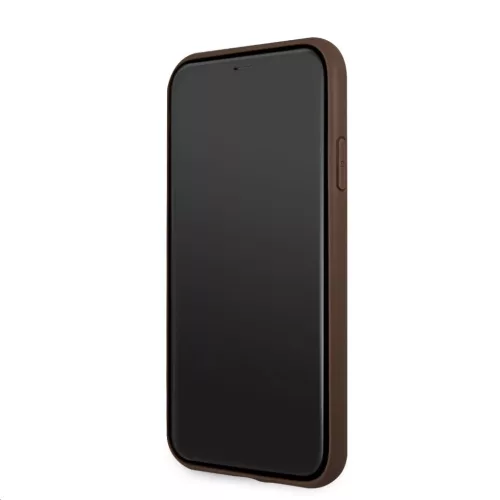 iPhone 11 Guess PU 4G Metal Logo tok barna (GUHCN614GMGBR)-3666339006631 4 kép