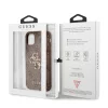 iPhone 11 Guess PU 4G Metal Logo tok barna (GUHCN614GMGBR)-3666339006631 6 kép