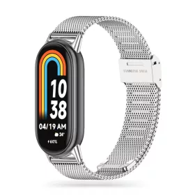   Xiaomi Smart Band 8/8 NFC Tech-Protect Milaneseband Óraszíj ezüst