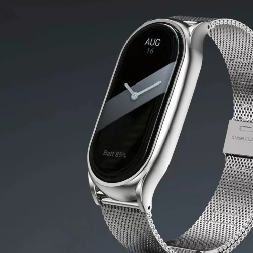 Xiaomi Smart Band 8/8 NFC Tech-Protect Milaneseband Óraszíj ezüst-9490713935170 4 kép