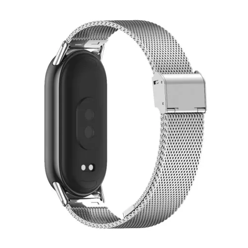 Xiaomi Smart Band 8/8 NFC Tech-Protect Milaneseband Óraszíj ezüst-9490713935170 6 kép