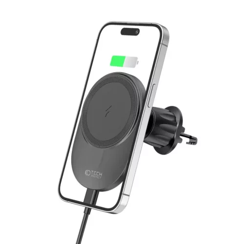 Tech-Protect MM15W-V1 Mágneses MagSafe kompatibilis autós telefontar-9490713934562 3 kép