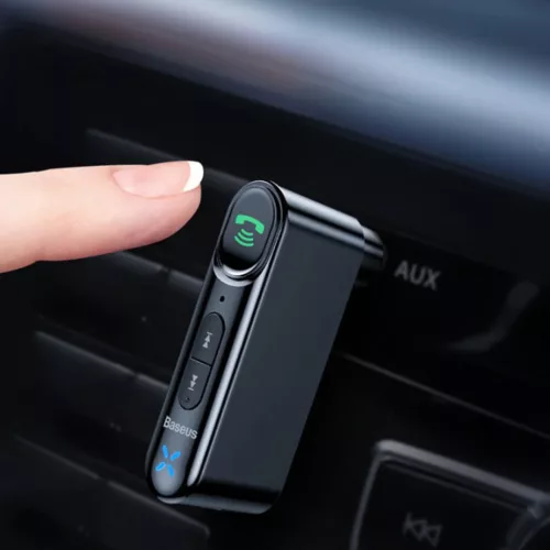 Baseus Bluetooth AUX transmitter BSBA-02 fekete-6932172626969 2 kép
