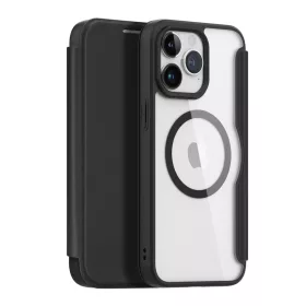 iPhone 15 Pro Max Dux Ducis Skin X Pro Magsafe mágneses fliptok feket-6934913025260 12 kép