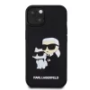 iPhone 13 Karl Lagerfeld KLHCP13M3DRKCNK 3D Rubber Karl and Choupette -3666339190613 1 kép