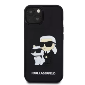 iPhone 13 Karl Lagerfeld KLHCP13M3DRKCNK 3D Rubber Karl and Choupette -3666339190613 1 kép