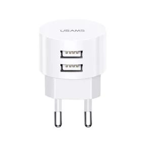 USAMS T20 hálózati gyorstöltő adapter CC80TC01 2.1A fehér-6958444970035 1 kép