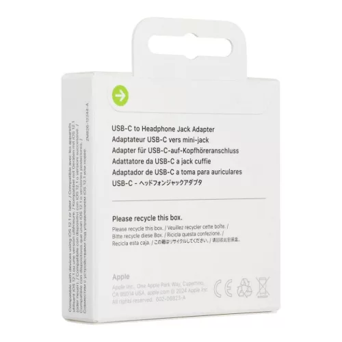 Apple USB-C -ről 3.5 mm -re gyári Jack adapter (mw2q3zm/a)-195949332937 4 kép