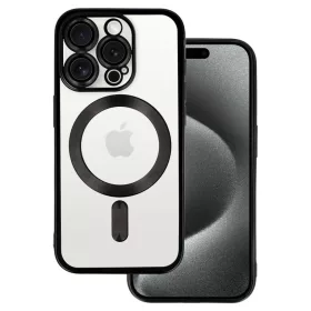Metallic Magsafe tok iPhone 15 Pro-hoz Fekete-5900217346227 1 kép