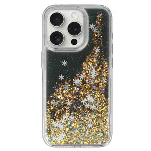 Liavec Snowflake Series iPhone 15 Plus fekete tok-5900217027850 3 kép
