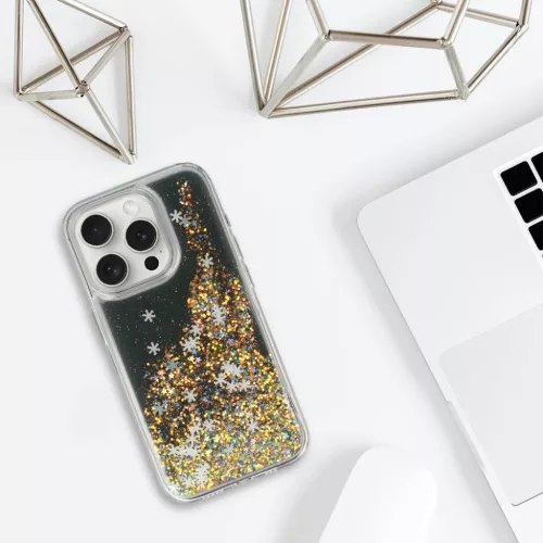 Liavec Snowflake Series iPhone 15 Plus fekete tok-5900217027850 6 kép