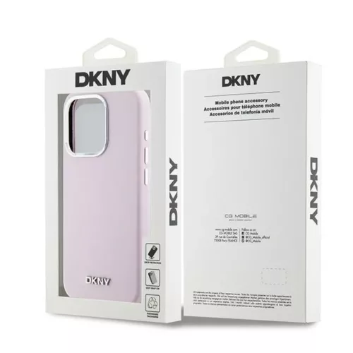 Eredeti DKNY tok kemény tok Liquid Silicone Small Metal Logo MagSafe -3666339265830 8 kép