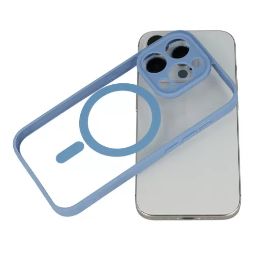 Akril színű Magsafe tok iPhone 13 Pro-hoz világoskék-5900217059844 4 kép