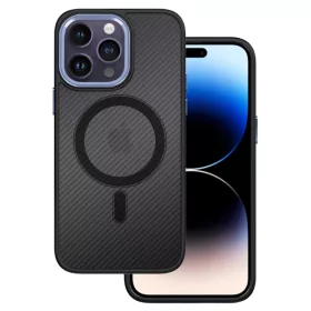 Tel Protect Mágneses Karbon Tok iPhone 13 Pro Black-purple tok-5900217981121 1 kép