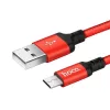 Hoco Micro USB X14 speed  2m  kábel piros/fekete-6957531062912 4 kép
