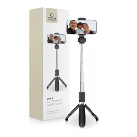   Tech-Protect L01S Bluetooth szelfibot állvánnyal 70cm - fekete