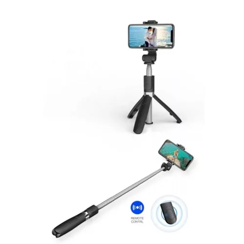 Tech-Protect L01S Bluetooth szelfibot állvánnyal 70cm - fekete-0795787711484 4 kép