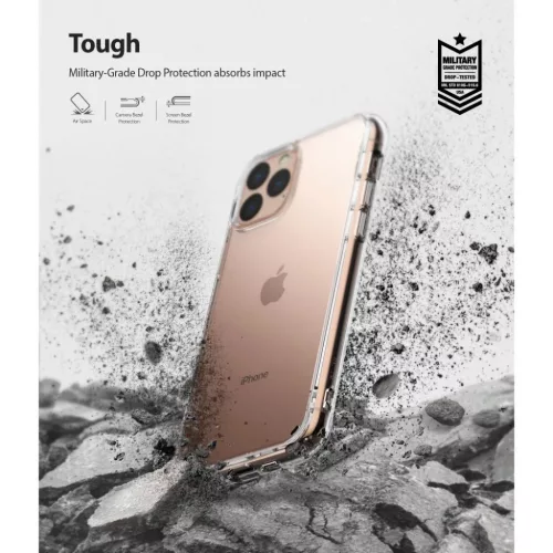 Ringke Fusion iPhone 11 Pro tok Crystal áttetsző kivitelben-8809688891410 6 kép
