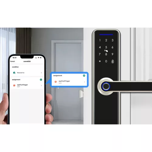 Avatto SDL-A270-S digitális okos zár -6072 Wi-Fi Ezüst-6976037361480 7 kép