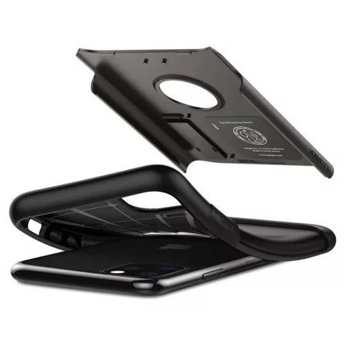 Spigen Slim armor tok iPhone 11 Pro Max Gunmetal színben-8809640258923 6 kép