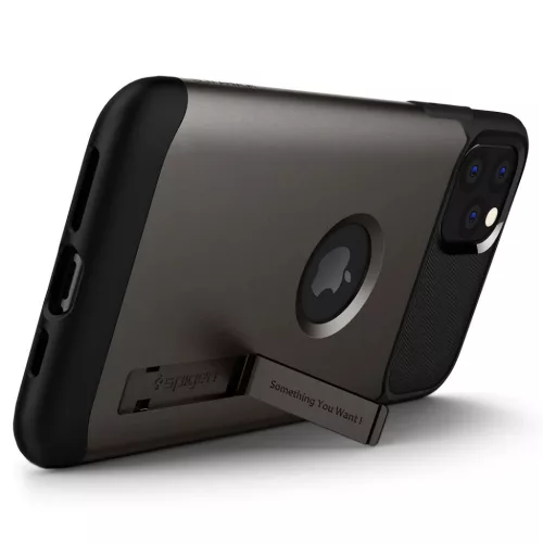 Spigen Slim armor tok iPhone 11 Pro Max Gunmetal színben-8809640258923 8 kép