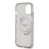Guess PC/TPU Flowers Ring Glossy Logo MagSafe tok iPhone 15 fekete-3666339221287 6 kép