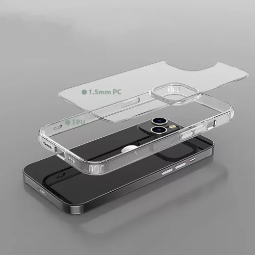 Tech-Protect FlexAir Hybrid tok iPhone 13 - átlátszó-9589046925290 5 kép