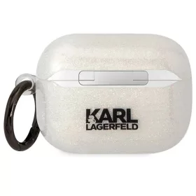 Karl Lagerfeld KLAPHNKCTGT Airpods Pro tok átlátszó csillámos Karl-3666339088118 2 kép