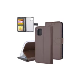 Fliptok kártyatartóval iPhone 11 Pro Max barna