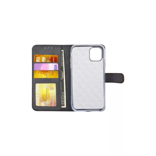 Fliptok kártyatartóval iPhone 11 Pro Max barna-8719273297377 3 kép