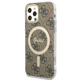 Guess GUBPP12MH4EACSW tok+ töltő iPhone 12/12 Pro barna/barna kemén-3666339102852 2 kép