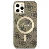 Guess GUBPP12MH4EACSW tok+ töltő iPhone 12/12 Pro barna/barna kemén-3666339102852 3 kép