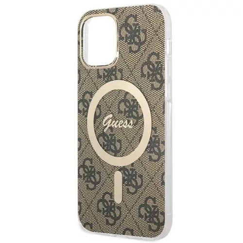 Guess GUBPP12MH4EACSW tok+ töltő iPhone 12/12 Pro barna/barna kemén-3666339102852 6 kép