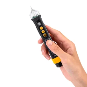 Deli Tools EDL8011 feszültségmérő 12 / 48-1000V AC (fekete)-6974173011207 2 kép