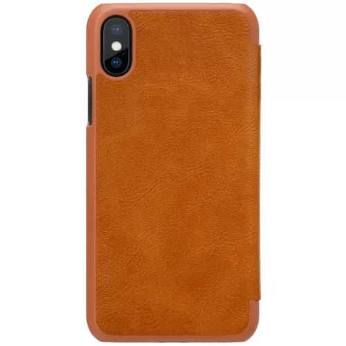 Nillkin Qin bőr fliptok iPhone 11 Pro MAX barna-6902048184480 4 kép
