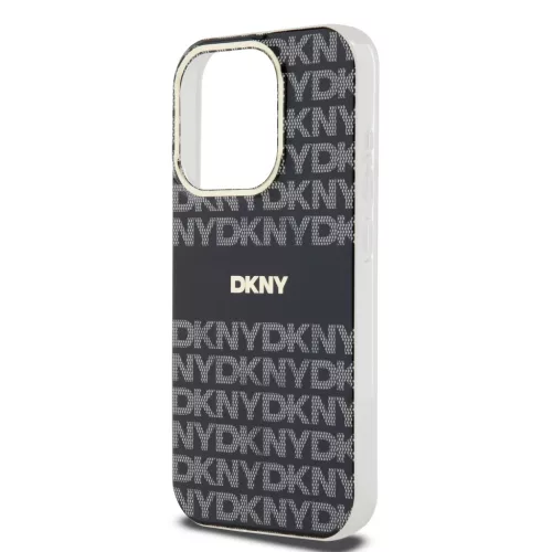 DKNY PC/TPU Repeat Pattern Tonal Stripe Magsafe tok iPhone 13 Pro Blac-3666339268039 4 kép