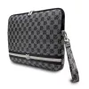  13/14" Fekete DKNY PU Bőr Kockás Mintás és Csíkos Laptop Táska-3666339271237 2 kép