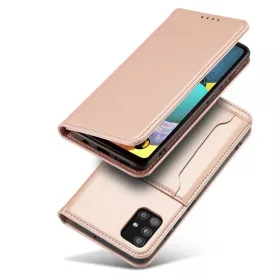 Mágnes Kártyatartó Tok Samsung Galaxy A12 5G Pénztárca Kártyatar-9145576251041 2 kép