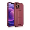 New Kickstand Case tok Samsung Galaxy A12 5G-hez állvánnyal, piros-9145576259719 2 kép