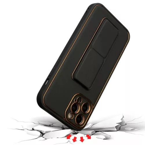 New Kickstand Case tok Samsung Galaxy A12 5G-hez állvánnyal fekete-9145576259740 10 kép