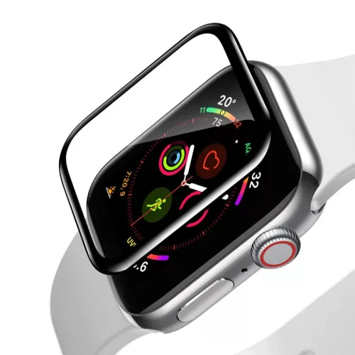 Baseus 0.2 mm ívelt kijelzővédő fólia Apple Watch 4 44 mm (SGAPWA-6953156297678 2 kép
