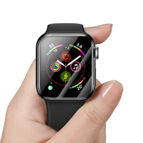 Baseus 0.2 mm ívelt kijelzővédő fólia Apple Watch 4 44 mm (SGAPWA-6953156297678 3 kép