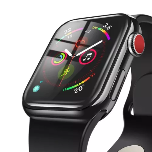 Baseus 0.2 mm ívelt kijelzővédő fólia Apple Watch 4 44 mm (SGAPWA-6953156297678 4 kép